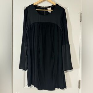 Knox Rose Women’s Large Black Longsleeve Flare Dress